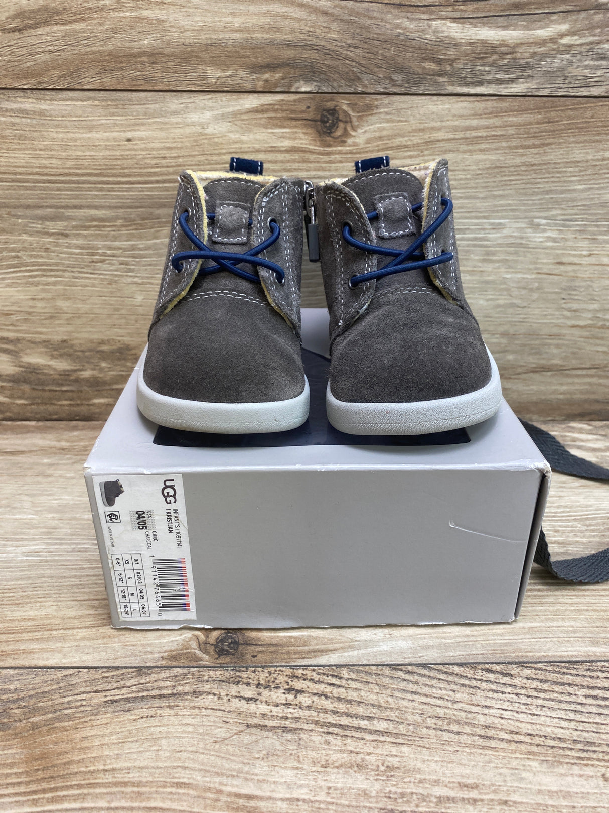 UGG Kristjan Chukka Boots in Charcoal sz 4/5c