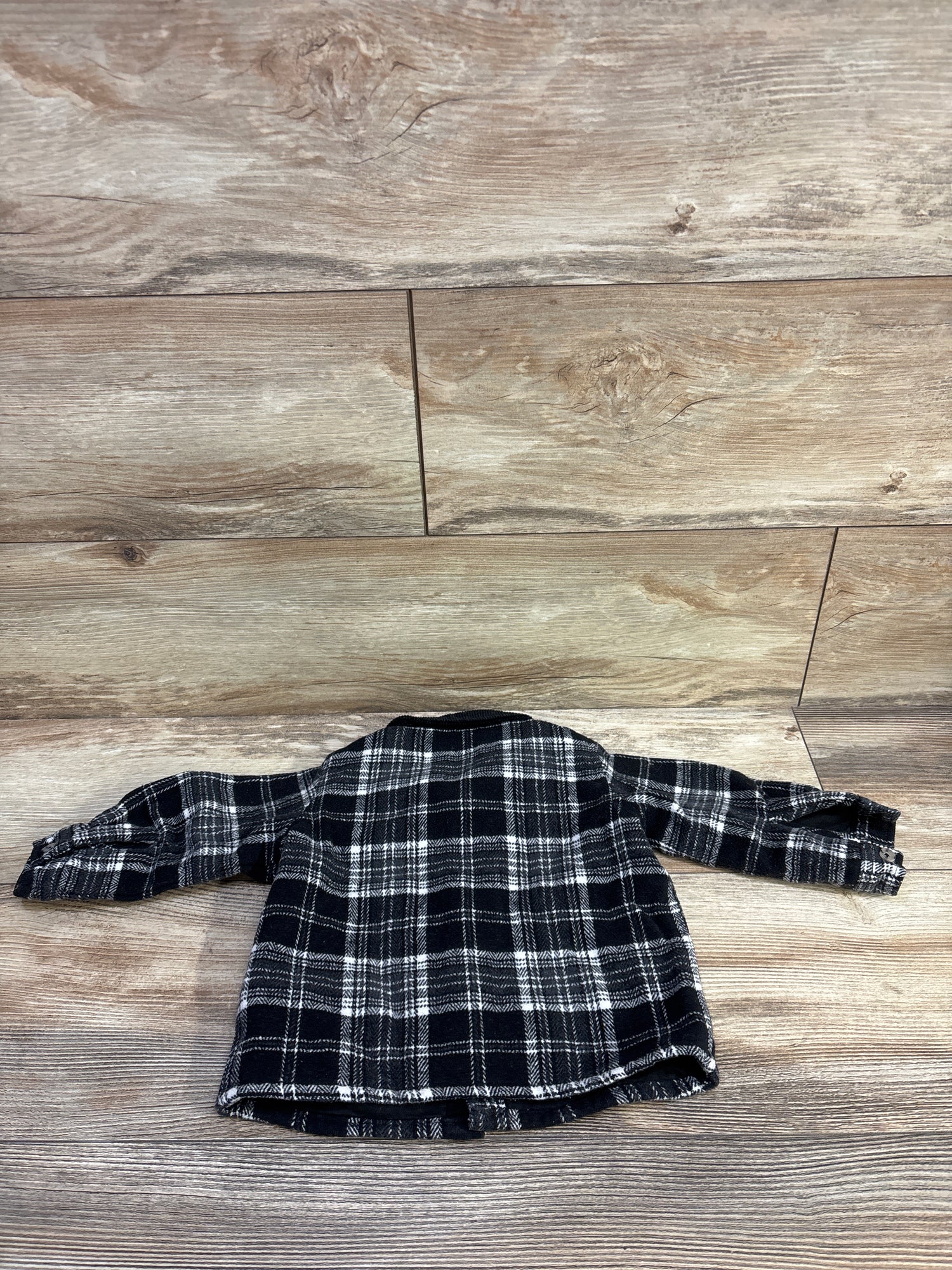 Scene & Heard Button-Up Shacket Black sz 12m