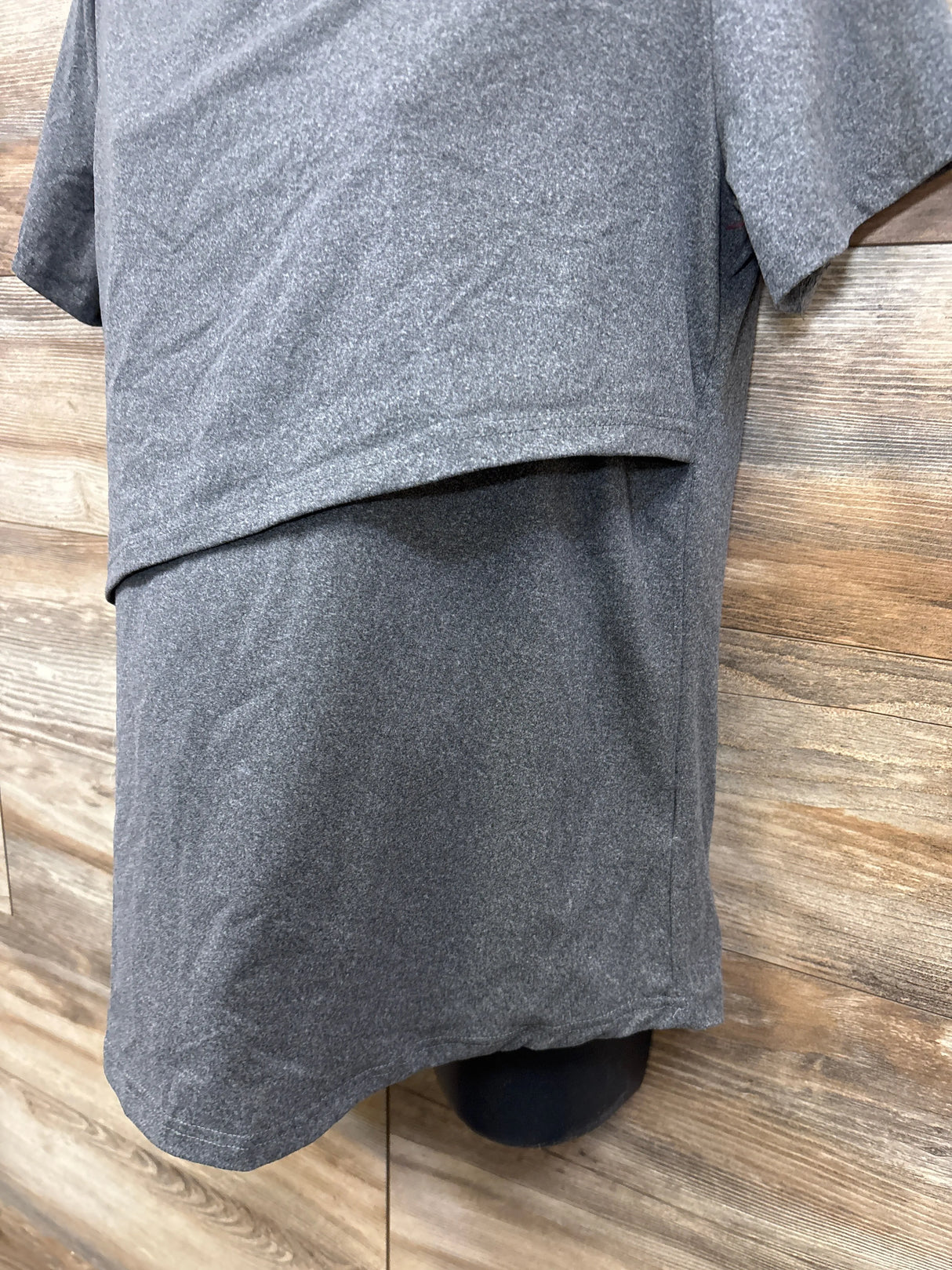 Ekouaer Short Sleeve Nursing Shirt sz Grey Medium