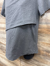 Ekouaer Short Sleeve Nursing Shirt sz Grey Medium