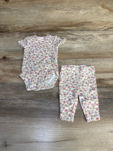 Child Of Mine 2pc Bodysuit & Pants Set White sz Newborn