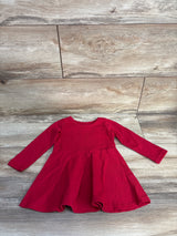 Children's Place Long Sleeve Dress Red sz 12-18m
