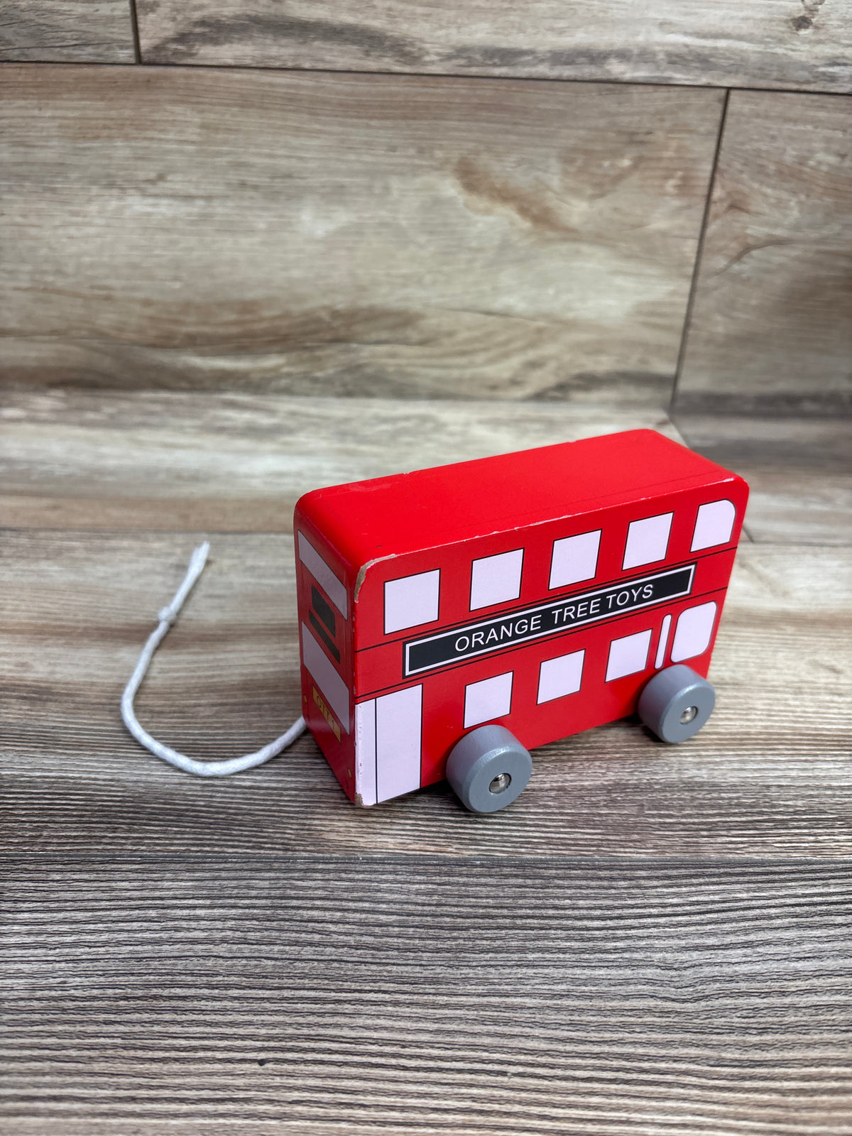 Orange Tree Toys London Bus Pull Along Toy