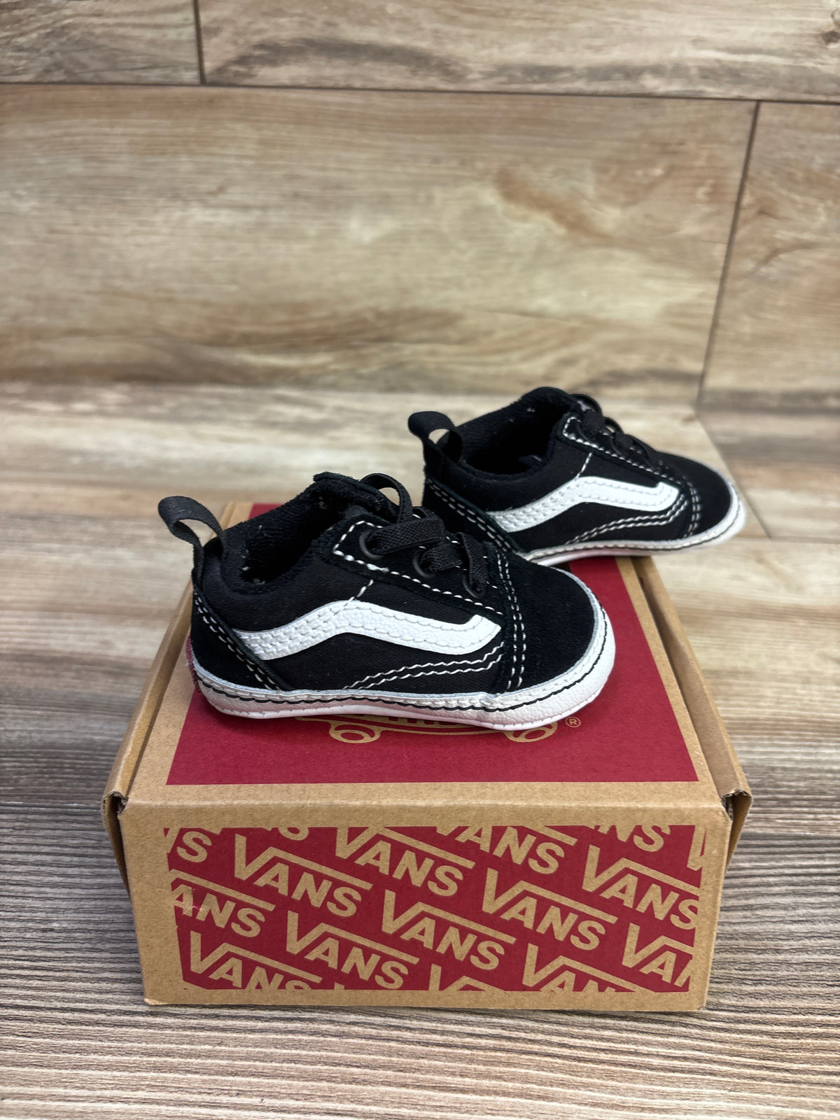 Vans Old Skool Crib Shoes Black sz 2c