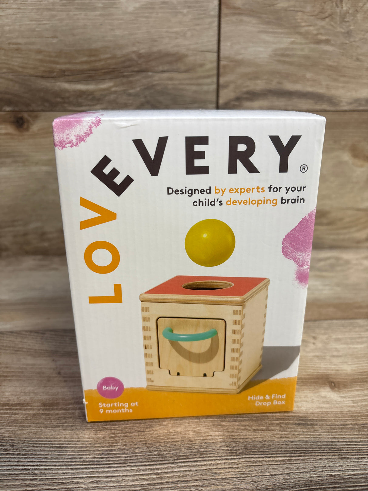 NEW Lovevery Hide & Find Drop Box