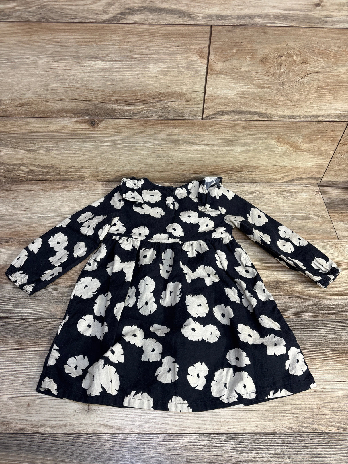 Baby Gap Long Sleeve Floral Dress Navy sz 4T