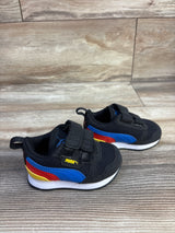 Puma R78 Double Strap Sneakers Black sz 3c