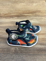 FEETCITY Barefoot Water Shoes Dinosaur Navy sz 4c