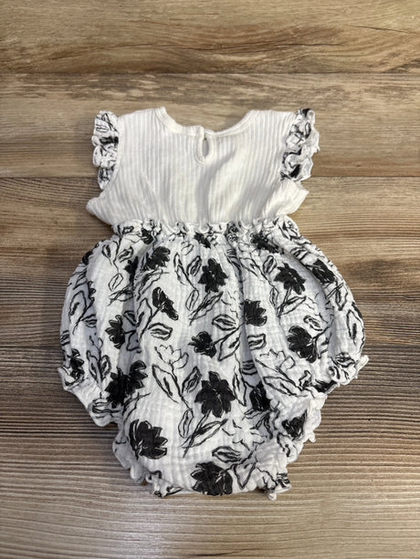 Lila & Jack Floral Bubble Romper White sz 18-24m - Me n Mommy To Be