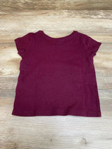 Children's Place I Get My Style From Mommy Shirt Burgundy sz 18-24m