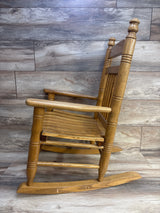 Hardwood Slat Child Rocking Chair