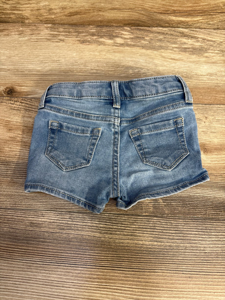 Jumping Beans Embroidered Denim Shorts Blue sz 12m - Me n Mommy To Be