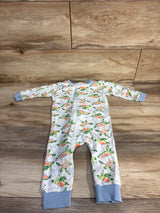 Burt's Bees Baby Organic Turtle Sleeper White sz 6-9m