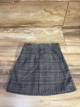 Oshkosh Plaid Flannel Skirt Grey sz 4T