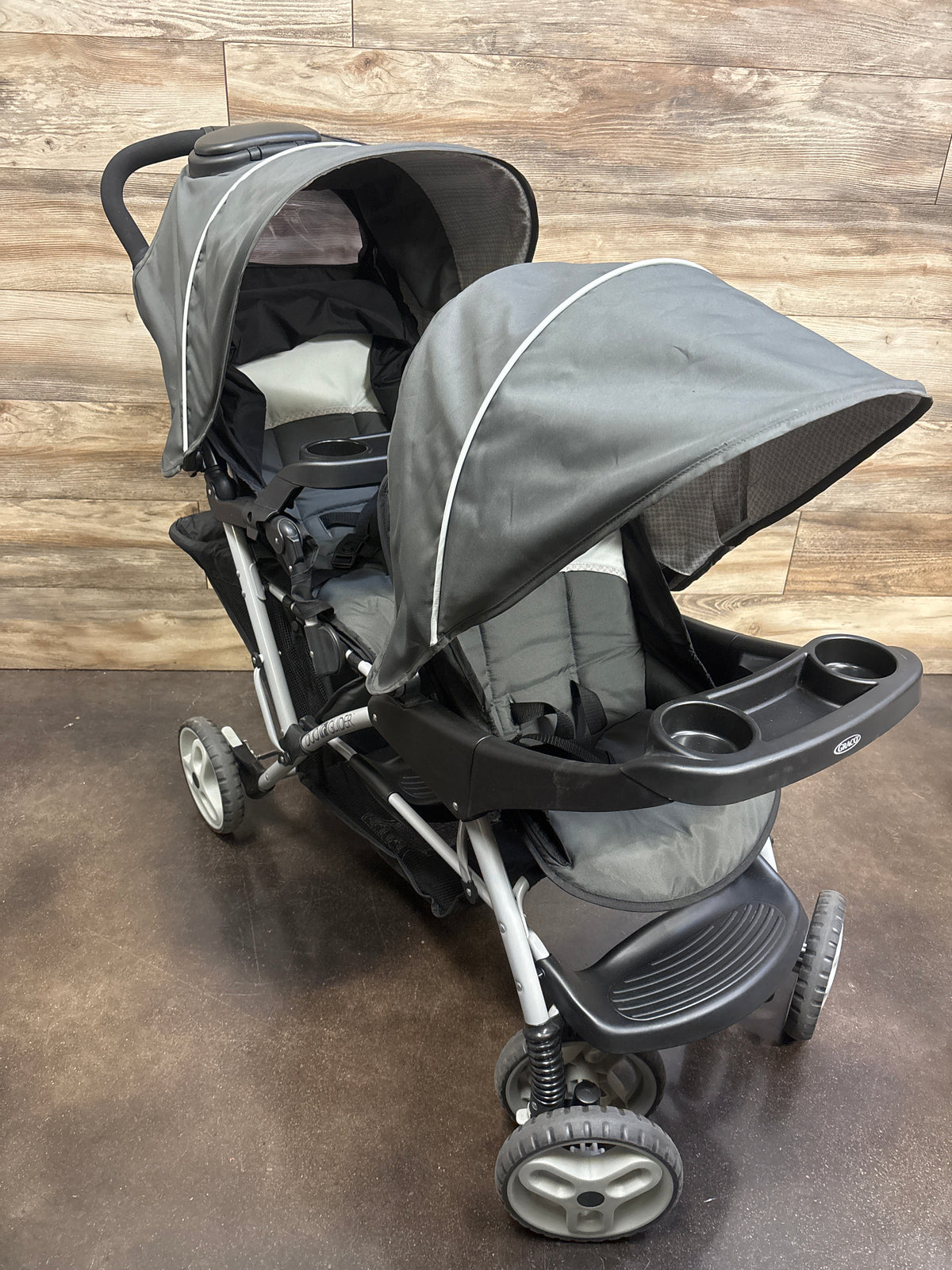 Graco DuoGlider Double Stroller in Glacier