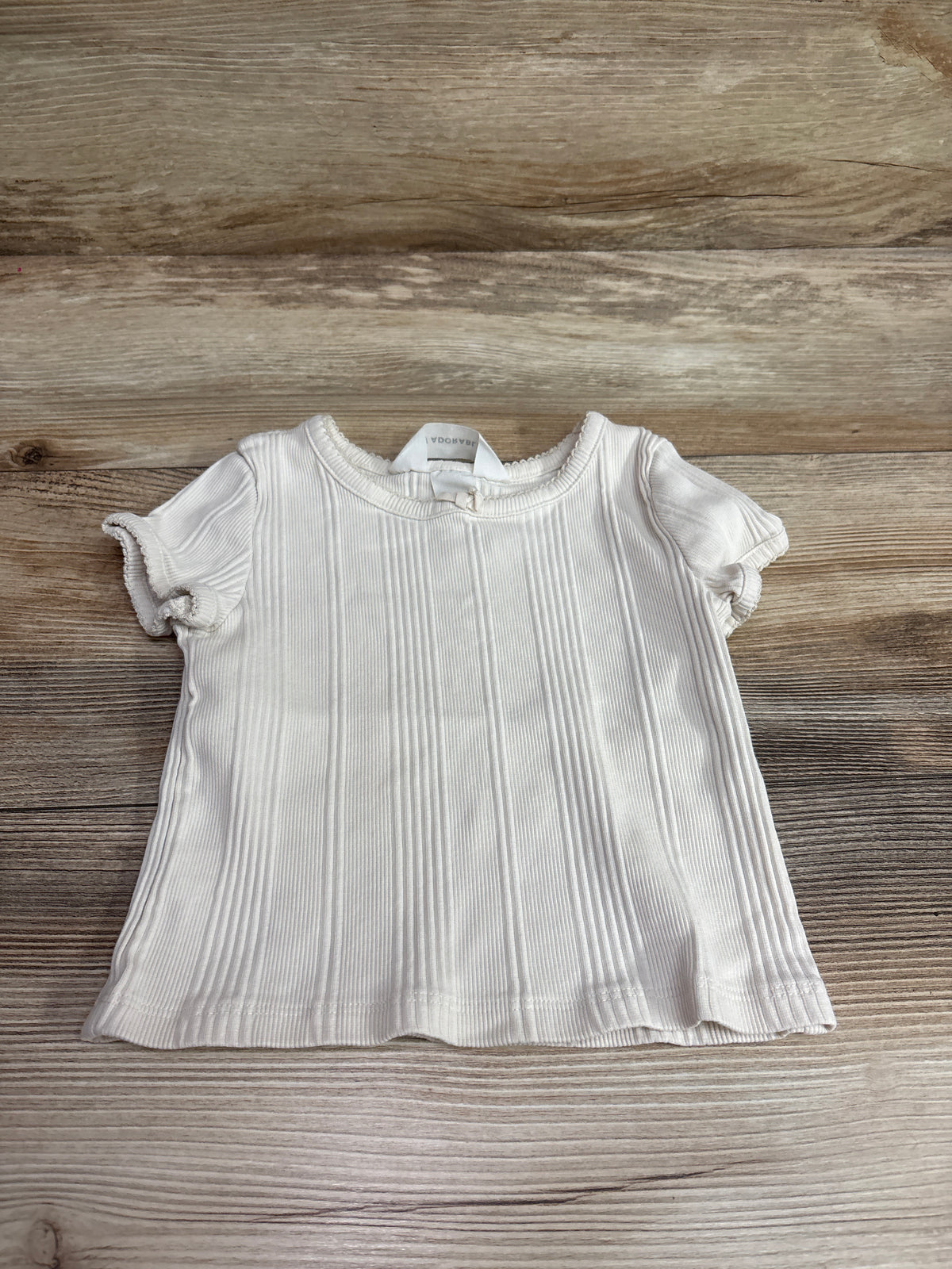 H&M Ribbed Shirt Ivory sz 3/4T