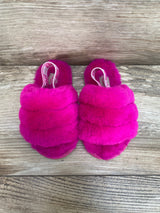 UGG Fluff Yeah Slides Hot Pink Sz 8c