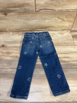 Cat & Jack Embroidered Star Girlfriend Jeans Blue sz 2T