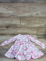 Sanrio Hello Kitty & Friends Long Sleeve Dress Pink sz 3T