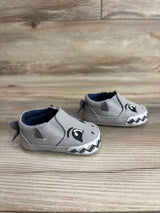 Max + Jake Soft Sole Shark Shoes Grey sz 1c