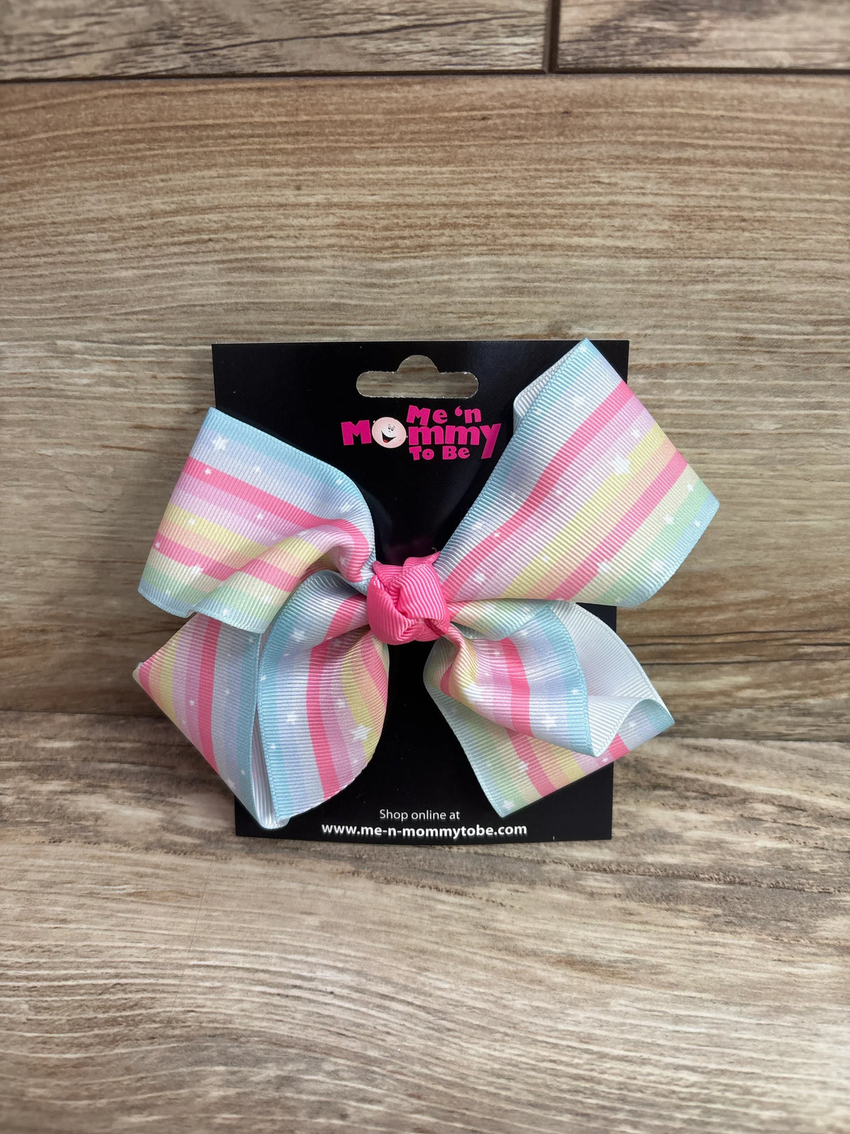 NEW Large Hair Bow Striped