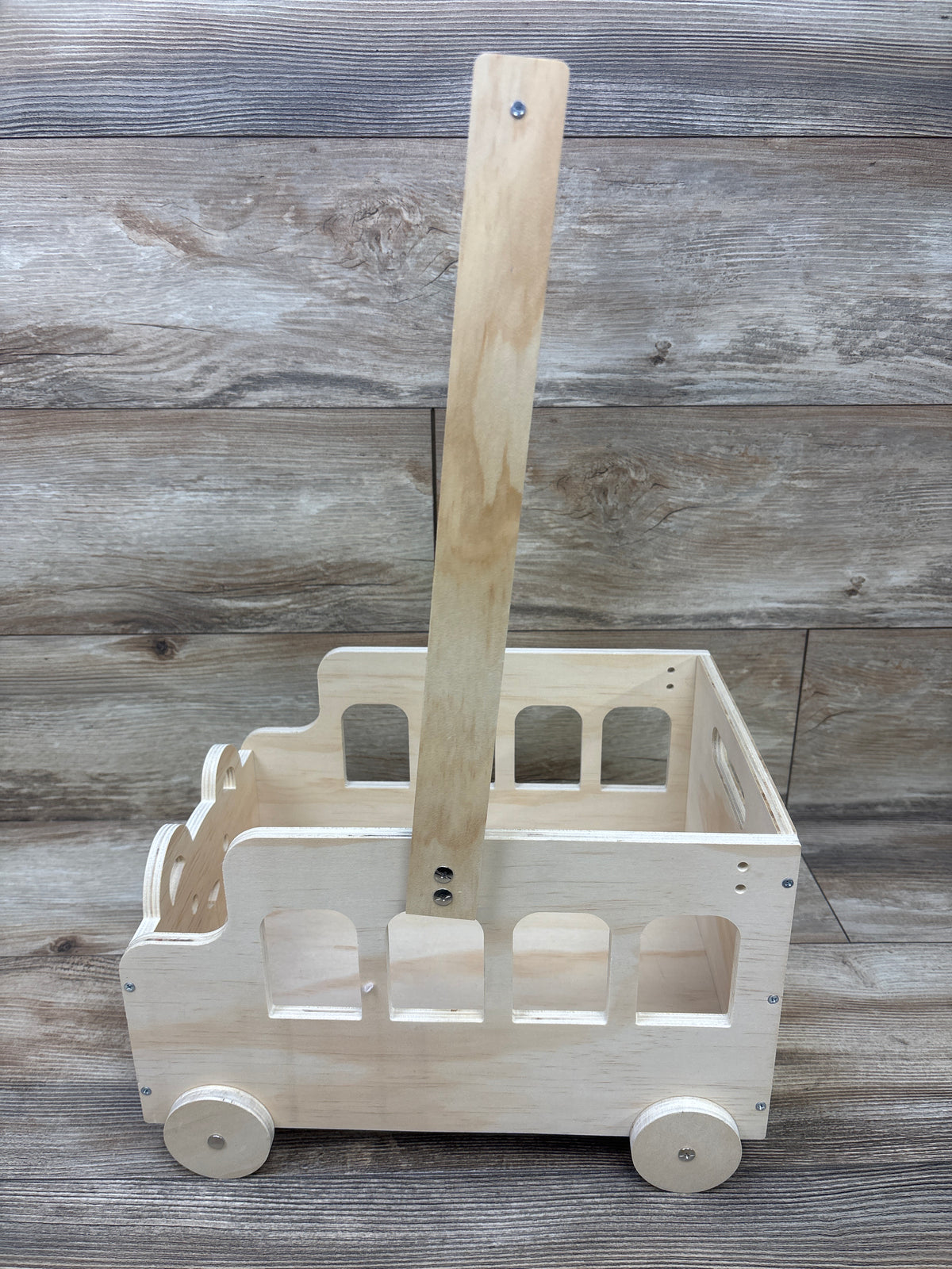 Wakauto Wooden Bear Baby Shower Crate