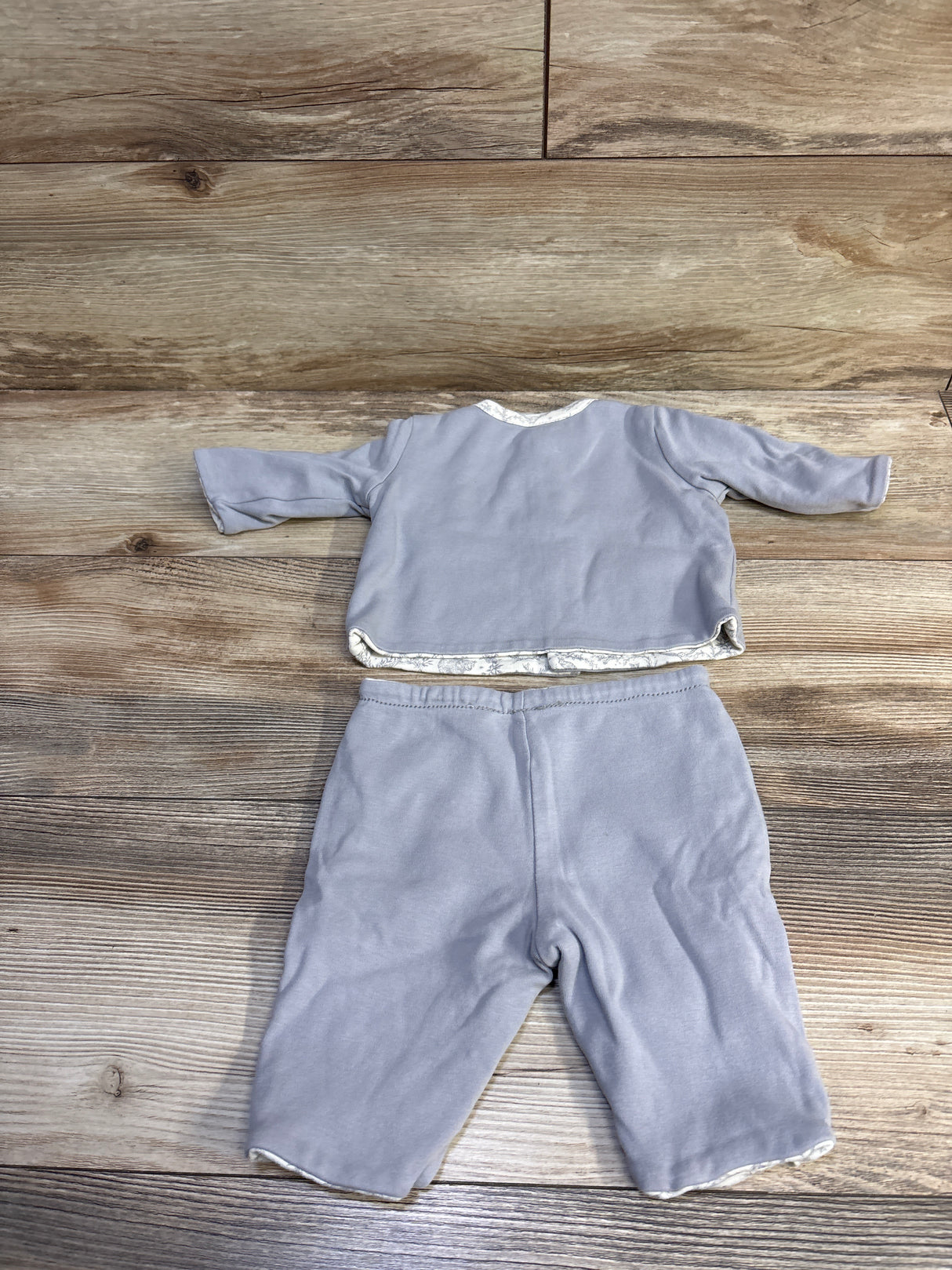 Ralph Lauren 2pc Reversible Set Grey sz 0-3m
