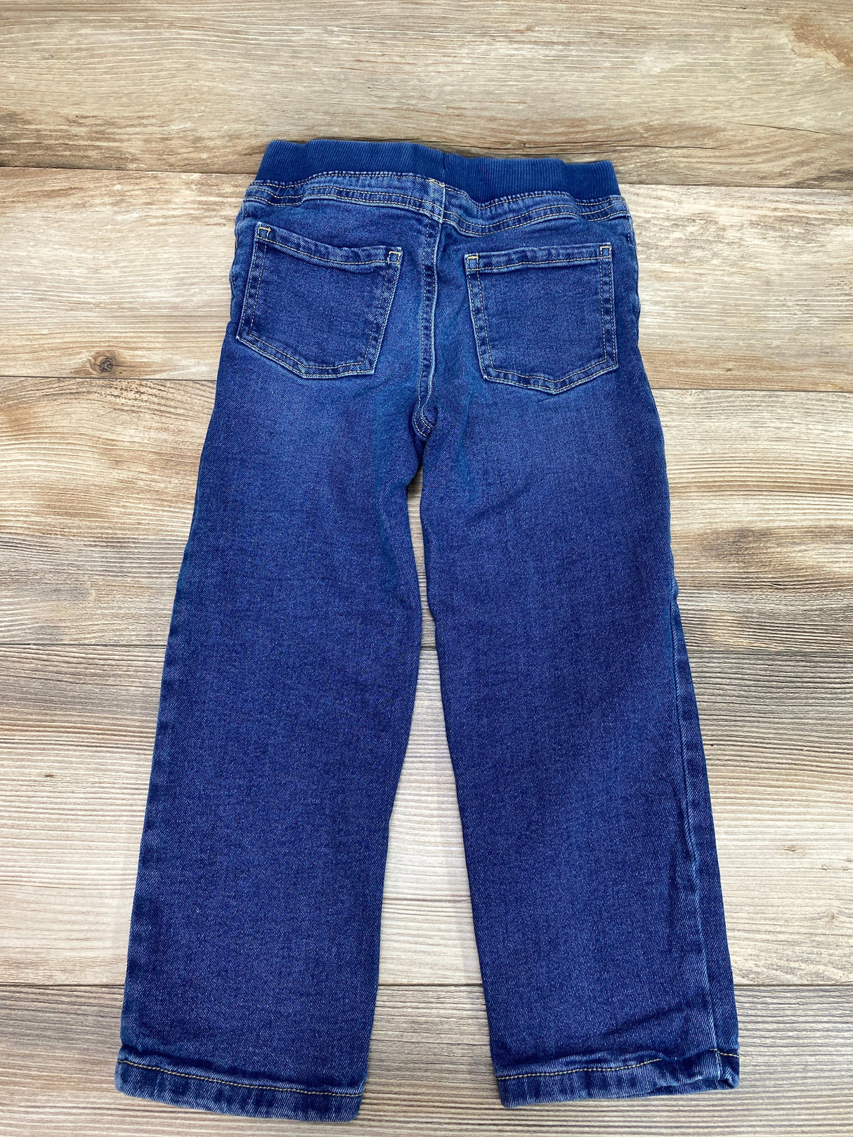 Okie Dokie Knit Waist Drawstring Jeans Blue sz 5T