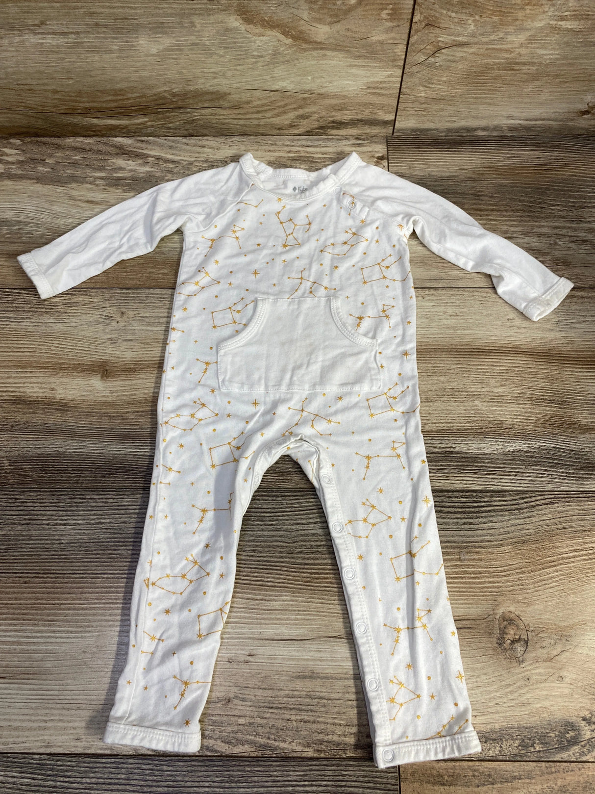 Kyte Baby Snap Romper in Cloud Constellation sz 6-12m
