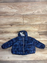 Baby Gap x Disney Mickey Mouse Puffer Jacket Blue sz 18-24m