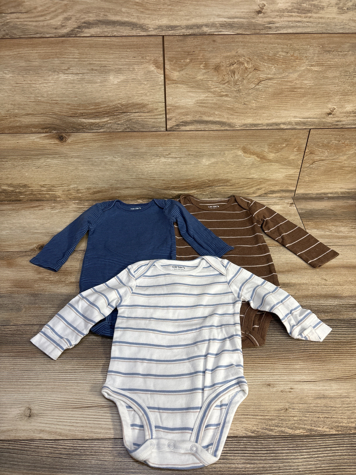 Just One You 3pk Bodysuit Set Blue sz 9m