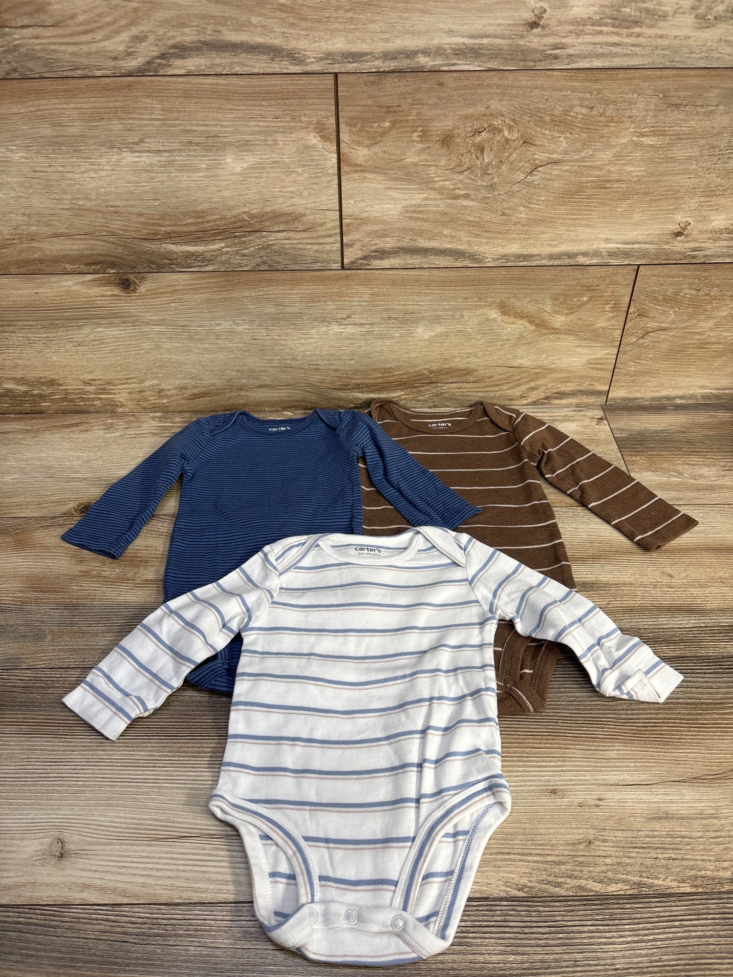 Just One You 3pk Bodysuit Set Blue sz 9m