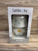 NEW Lambs & Ivy Sweet Daisy Nursery Lamp with Shade & Bulb