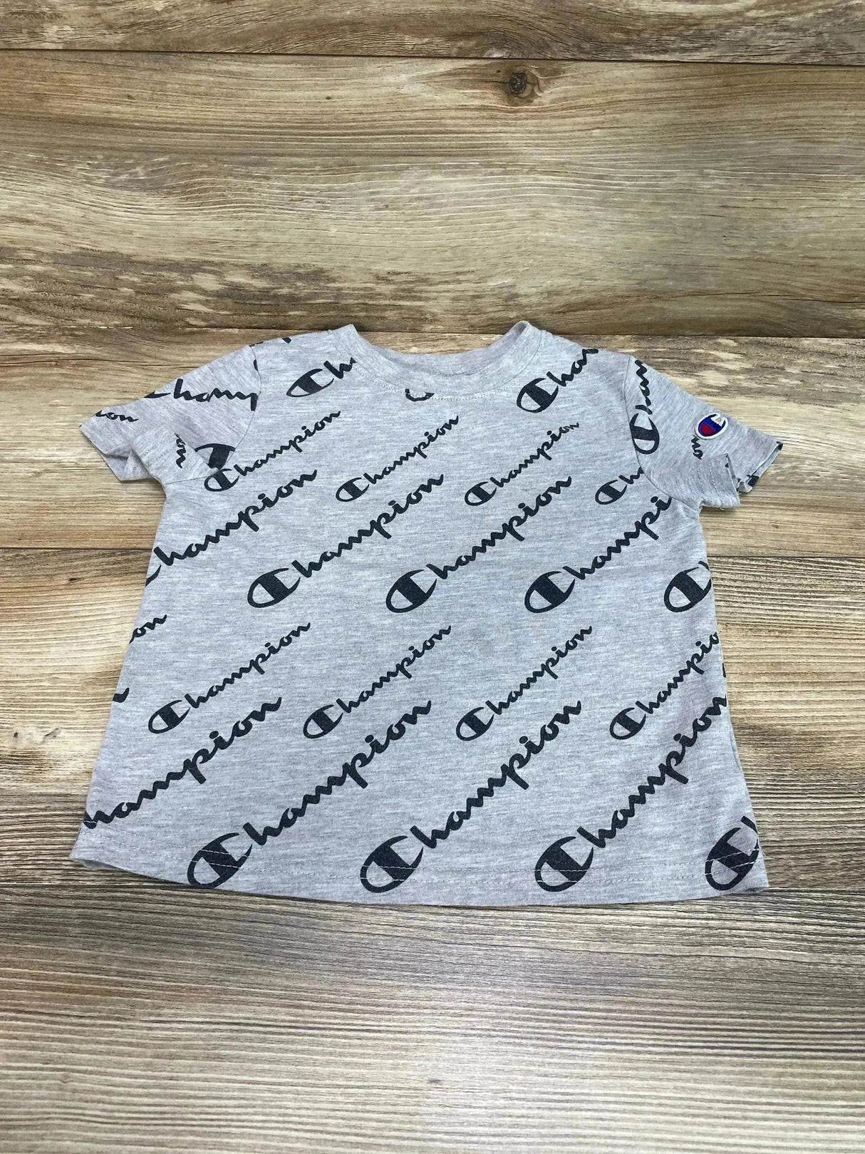 Champion Logo Shirt Grey sz 4T