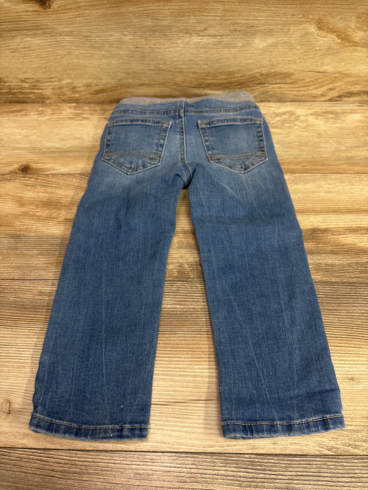 Cat & Jack Drawstring Straight Jeans Blue sz 3T