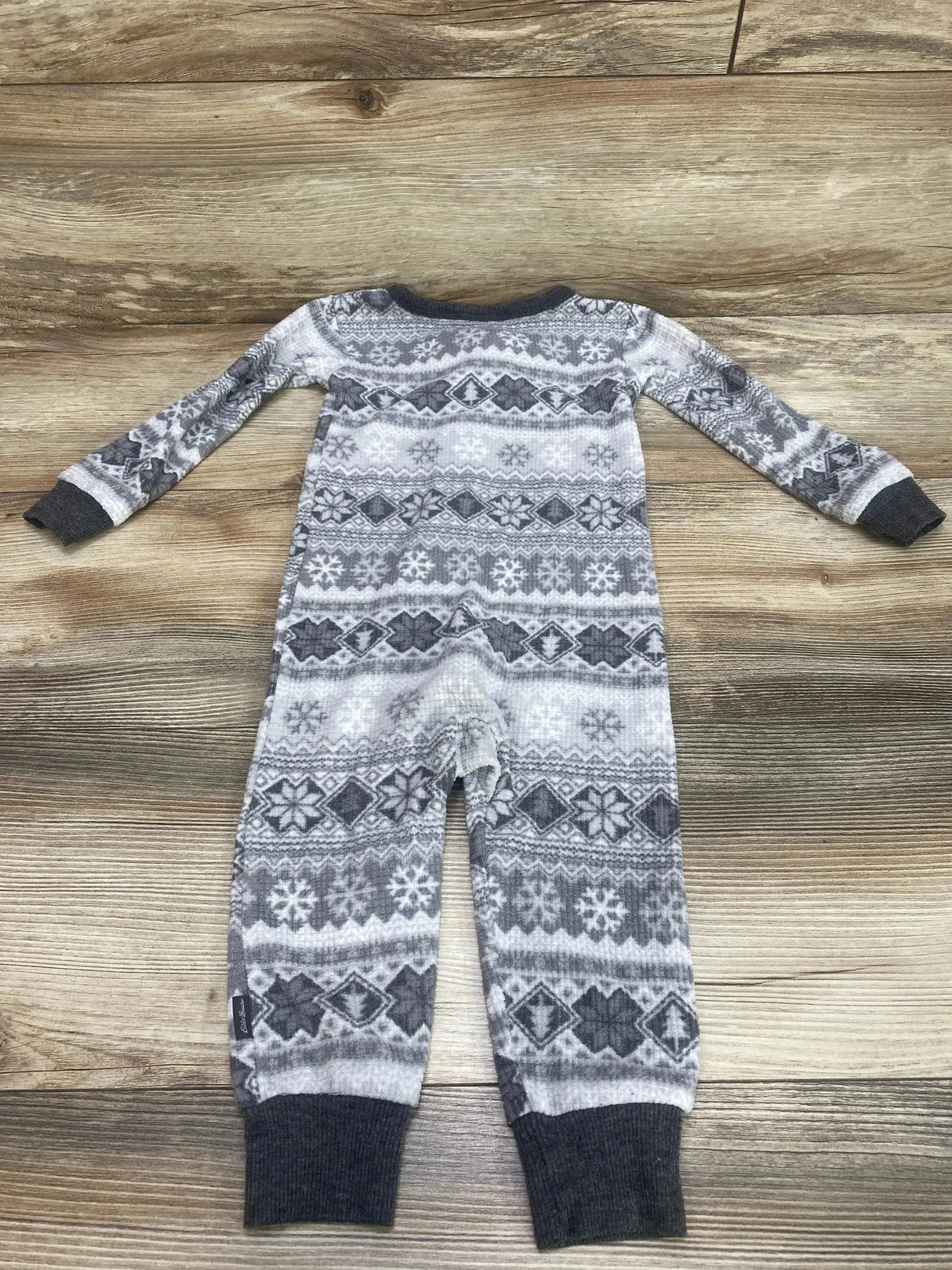 Eddie Bauer Fair Isle Sleeper Grey sz 12m