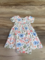 Child Of Mine Floral Bodysuit Dress White sz Preemie