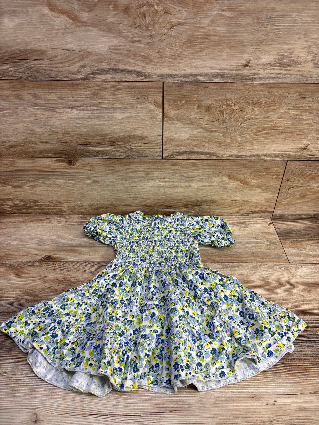 Polo Ralph Lauren Smocked Floral Dress White sz 4T