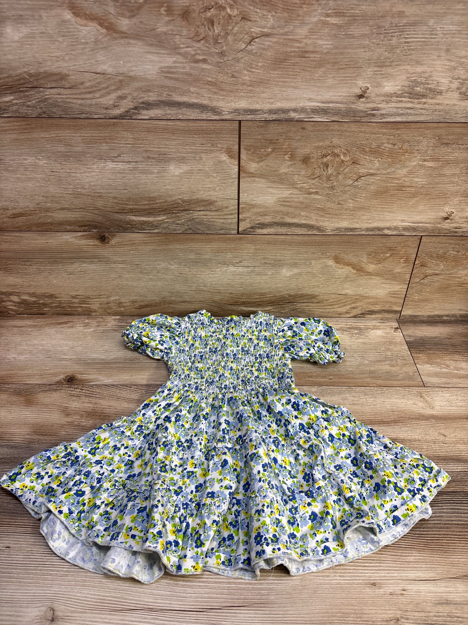 Polo Ralph Lauren Smocked Floral Dress White sz 4T