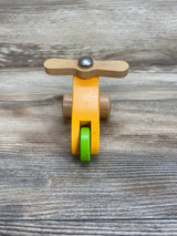 Hape Little Copter Wooden Toy Orange