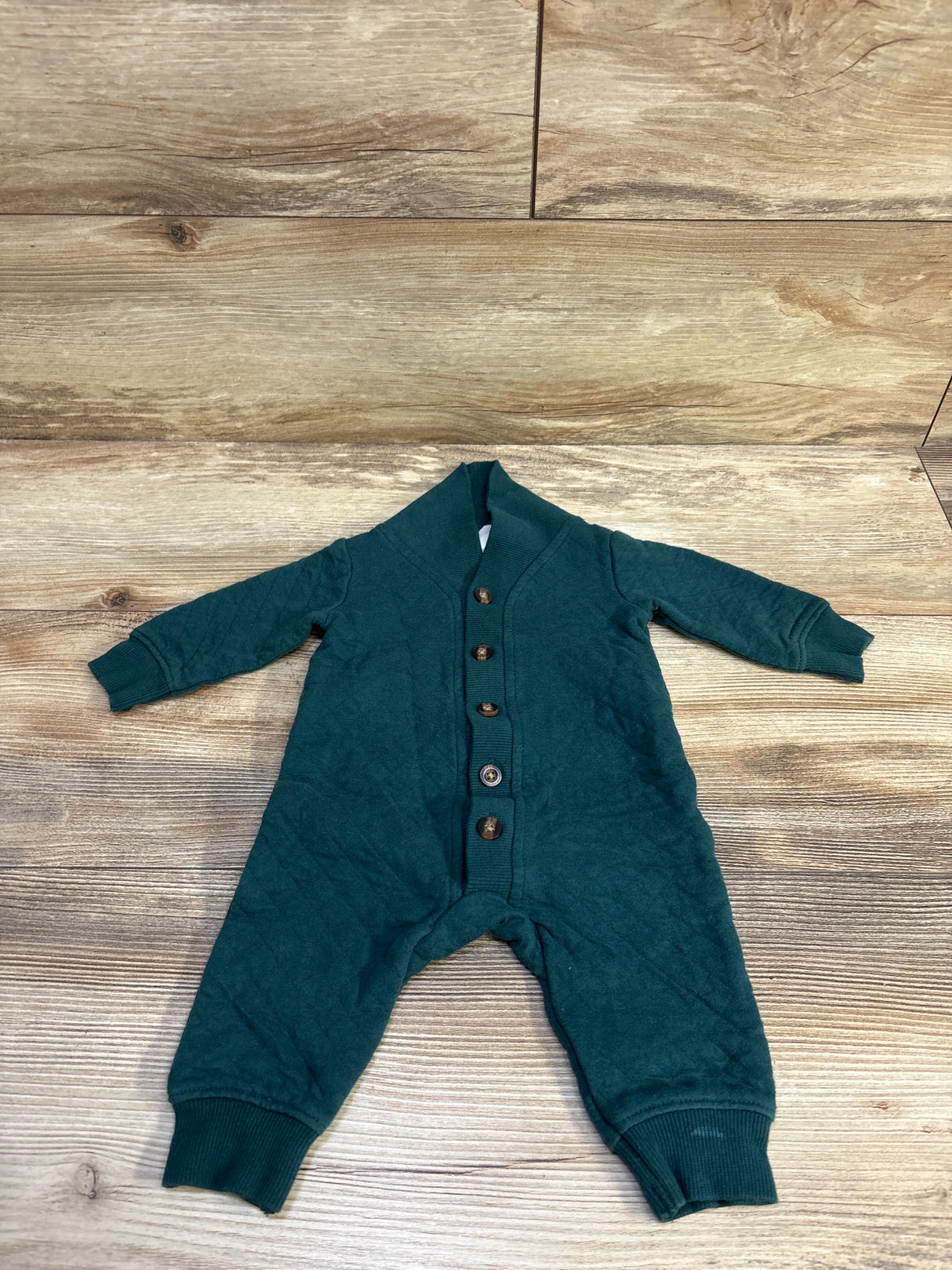 Carter's Collared Quilted Coverall Green sz 3m