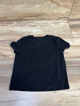Cat & Jack Halloween Flower Shirt Black sz 12m