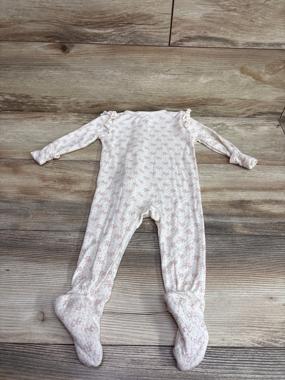 Angel Dear Ribbed Modal Sleeper Ivory sz 6-9m