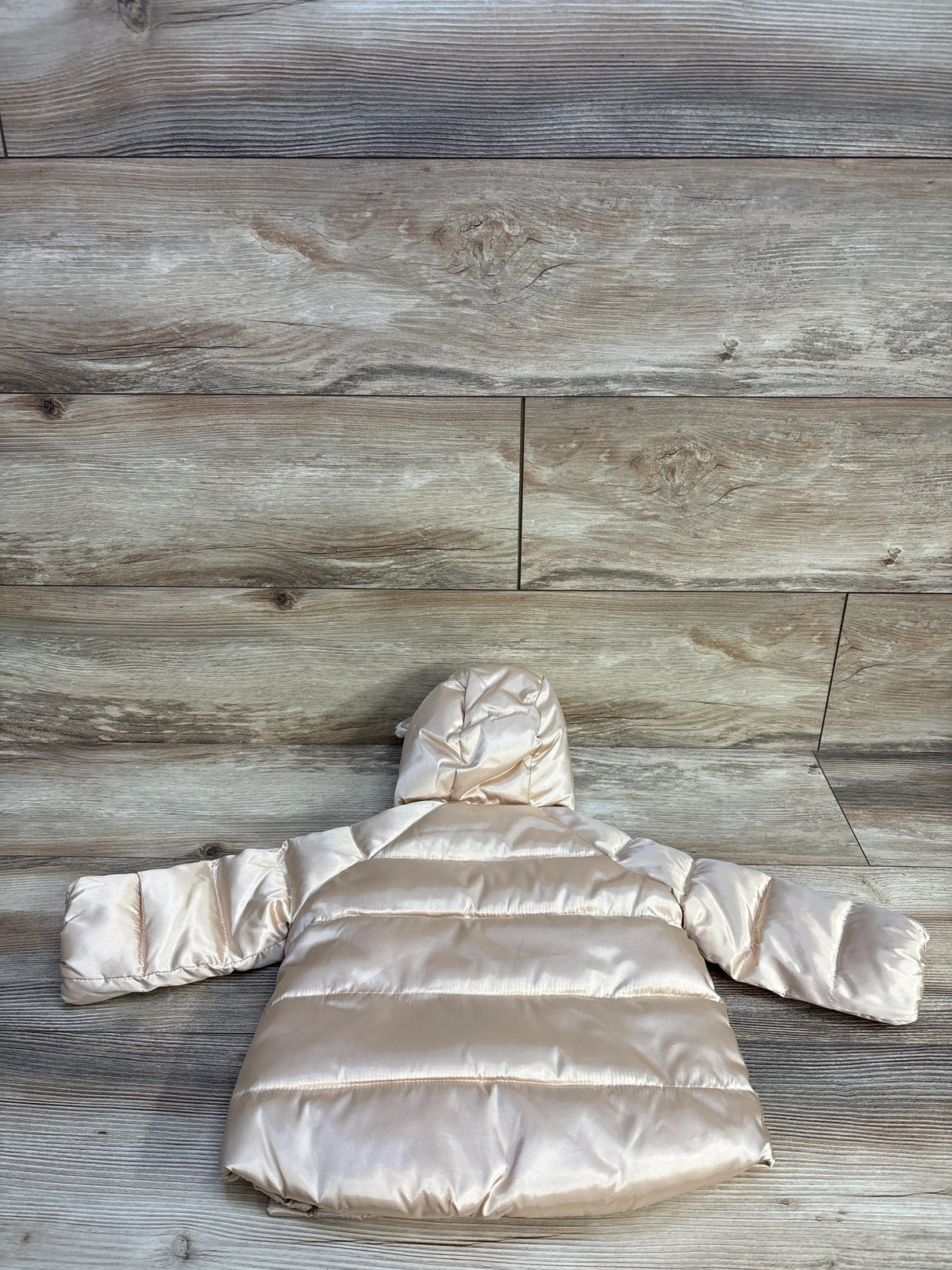 NEW Baby Gap ColdControl Max Metallic Puffer Jacket Gold sz 6-12m