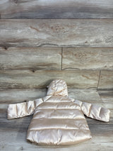 NEW Baby Gap ColdControl Max Metallic Puffer Jacket Gold sz 6-12m