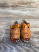 Leather Huarache Sandals Brown sz 1/2c