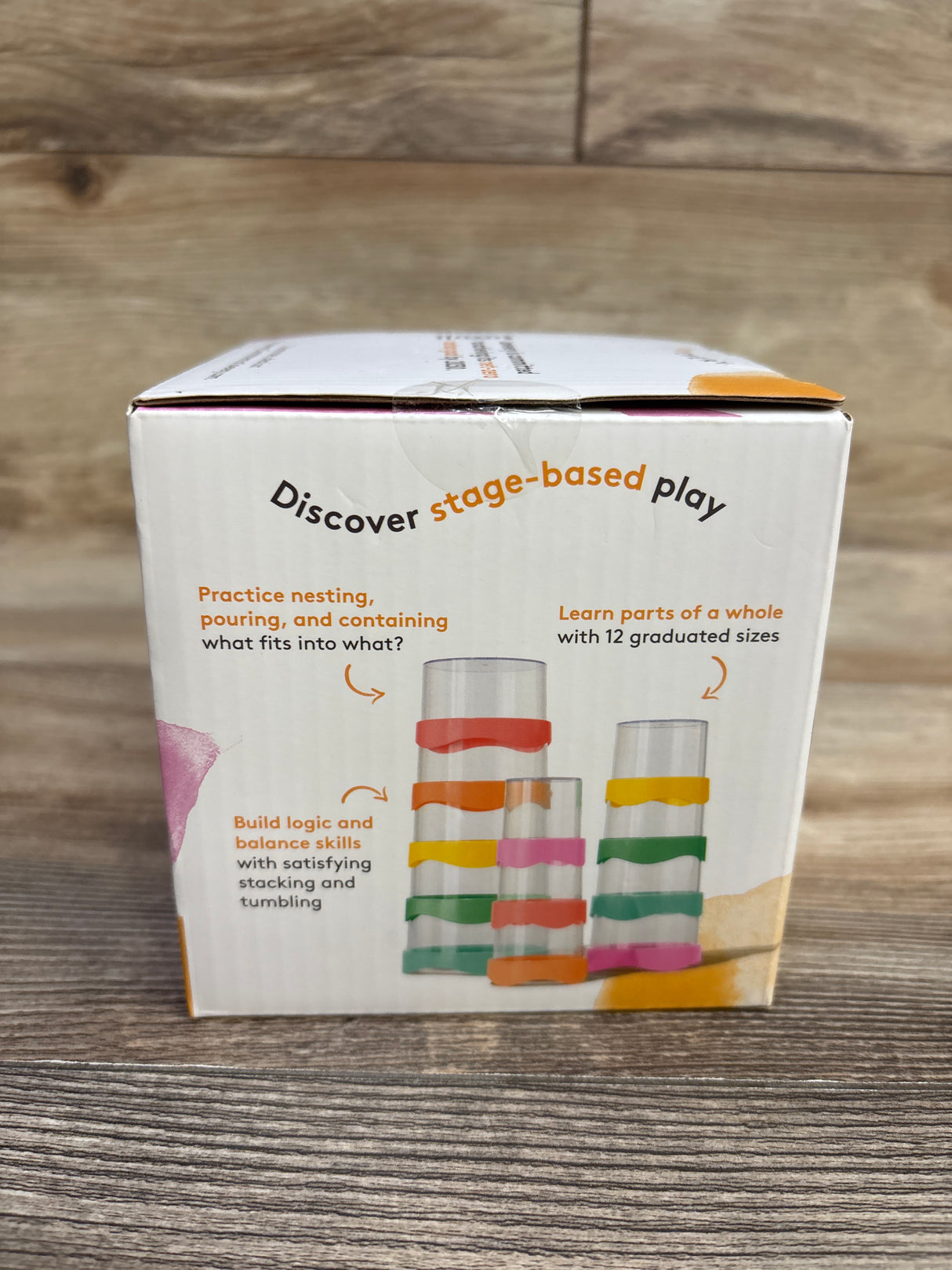 NEW Lovevery Nesting Stacking Drip Drop Cups