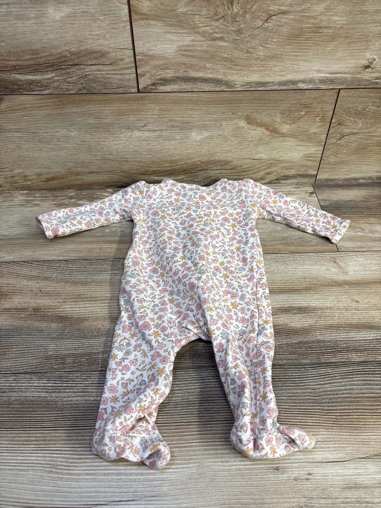 Carter's Floral Sleeper White sz 6m