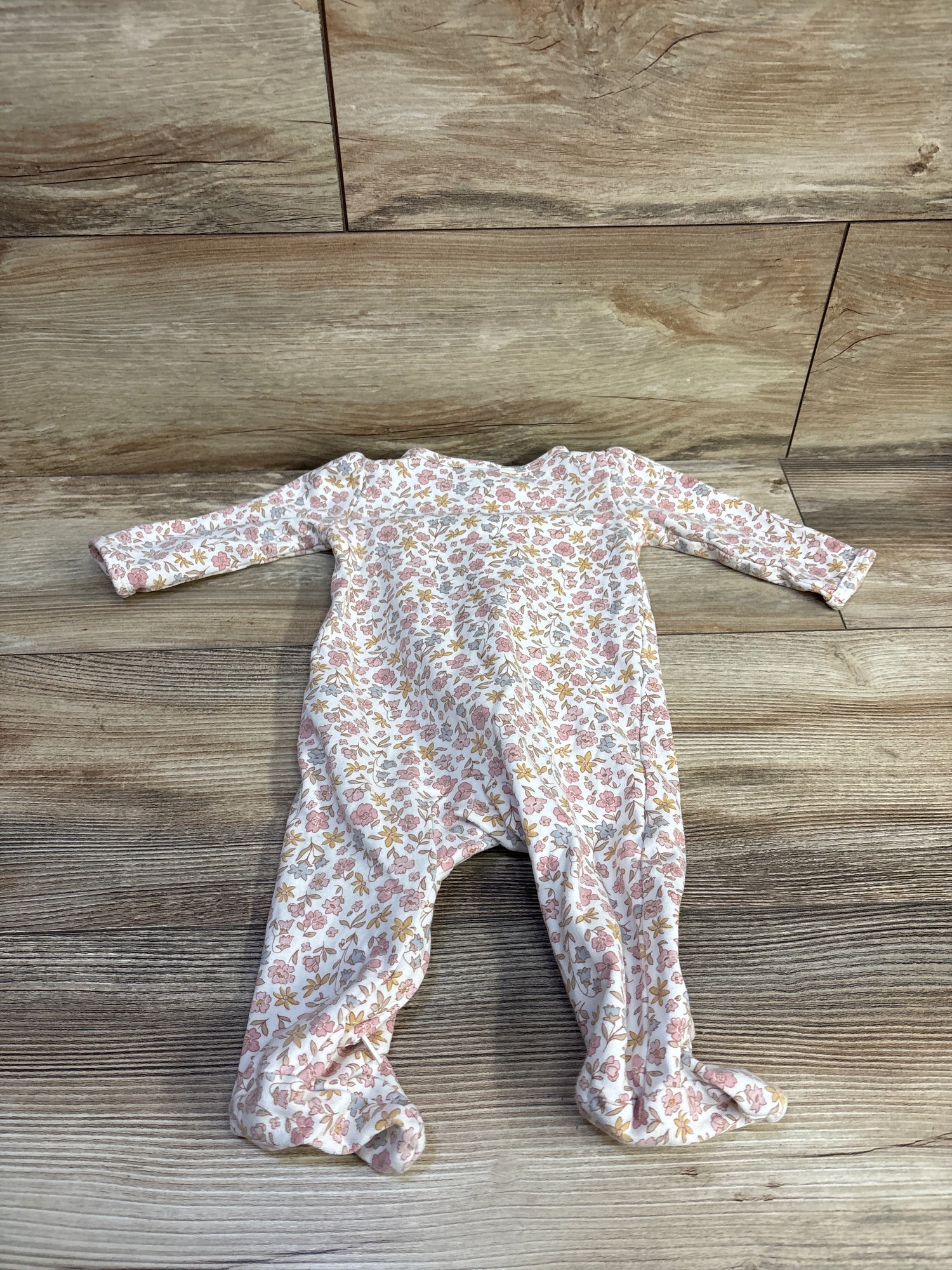 Carter's Floral Sleeper White sz 6m