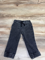 Cat & Jack Denim Cargo Joggers Black sz 18m